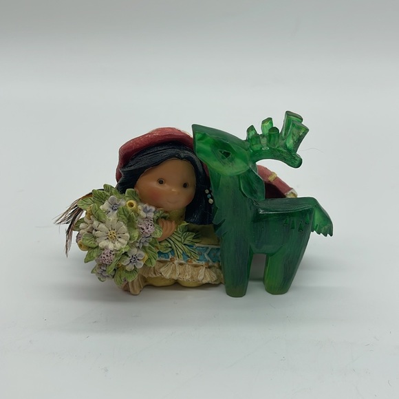 Friends of the Feather Indian with Deer - Picture 2 of 5